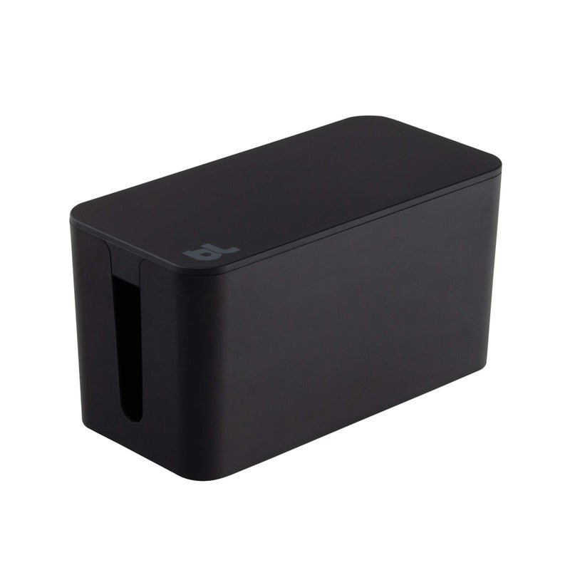 Bluelounge CableBox Mini Cable Management with Small Surge Protector, Black (CBM-BL) - Image 4